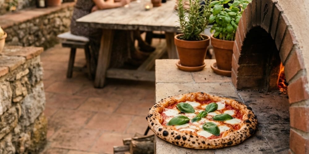 Four à pizza extérieur